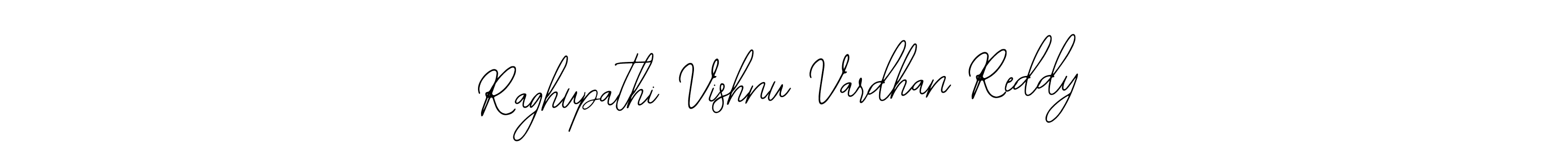 Use a signature maker to create a handwritten signature online. With this signature software, you can design (Bearetta-2O07w) your own signature for name Raghupathi Vishnu Vardhan Reddy. Raghupathi Vishnu Vardhan Reddy signature style 12 images and pictures png