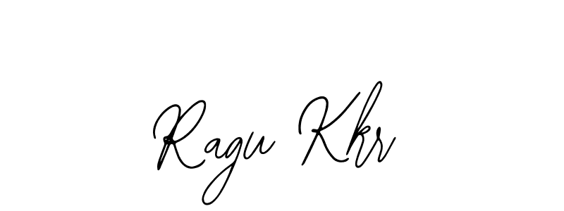 You should practise on your own different ways (Bearetta-2O07w) to write your name (Ragu Kkr) in signature. don't let someone else do it for you. Ragu Kkr signature style 12 images and pictures png