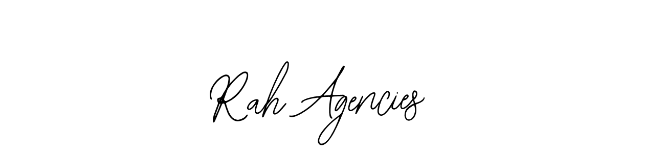 It looks lik you need a new signature style for name Rah Agencies . Design unique handwritten (Bearetta-2O07w) signature with our free signature maker in just a few clicks. Rah Agencies  signature style 12 images and pictures png