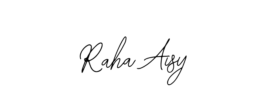 How to make Raha Aisy signature? Bearetta-2O07w is a professional autograph style. Create handwritten signature for Raha Aisy name. Raha Aisy signature style 12 images and pictures png