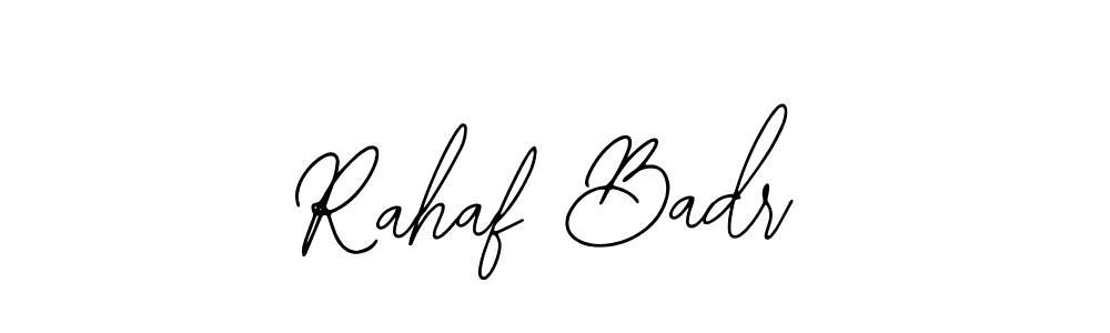 How to make Rahaf Badr signature? Bearetta-2O07w is a professional autograph style. Create handwritten signature for Rahaf Badr name. Rahaf Badr signature style 12 images and pictures png