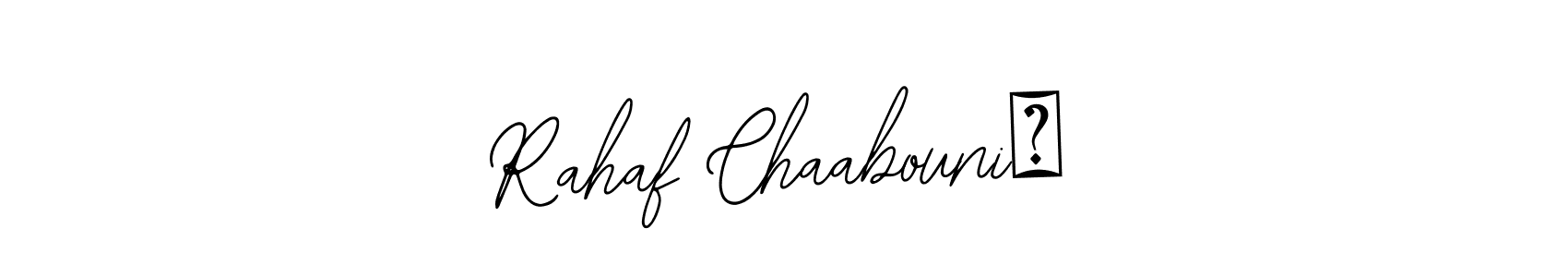 How to Draw Rahaf Chaabouni° signature style? Bearetta-2O07w is a latest design signature styles for name Rahaf Chaabouni°. Rahaf Chaabouni° signature style 12 images and pictures png