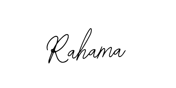 Also we have Rahama name is the best signature style. Create professional handwritten signature collection using Bearetta-2O07w autograph style. Rahama signature style 12 images and pictures png