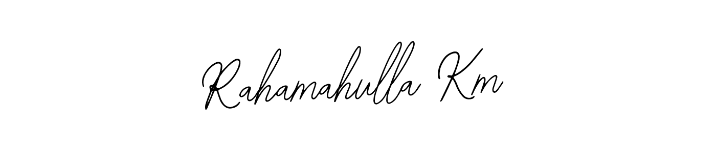 Make a short Rahamahulla Km signature style. Manage your documents anywhere anytime using Bearetta-2O07w. Create and add eSignatures, submit forms, share and send files easily. Rahamahulla Km signature style 12 images and pictures png