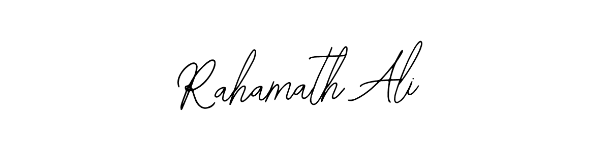 The best way (Bearetta-2O07w) to make a short signature is to pick only two or three words in your name. The name Rahamath Ali include a total of six letters. For converting this name. Rahamath Ali signature style 12 images and pictures png