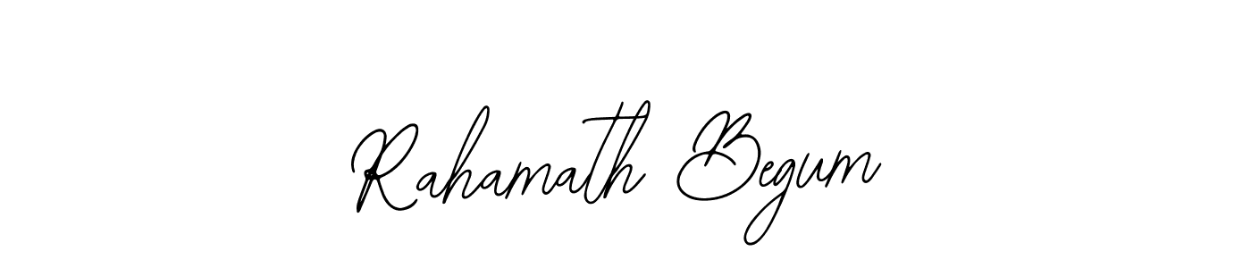 Also we have Rahamath Begum name is the best signature style. Create professional handwritten signature collection using Bearetta-2O07w autograph style. Rahamath Begum signature style 12 images and pictures png