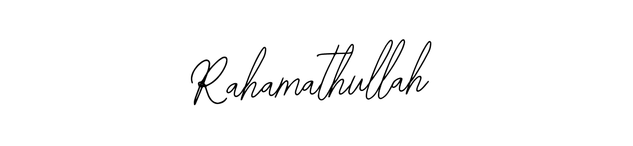 if you are searching for the best signature style for your name Rahamathullah. so please give up your signature search. here we have designed multiple signature styles  using Bearetta-2O07w. Rahamathullah signature style 12 images and pictures png