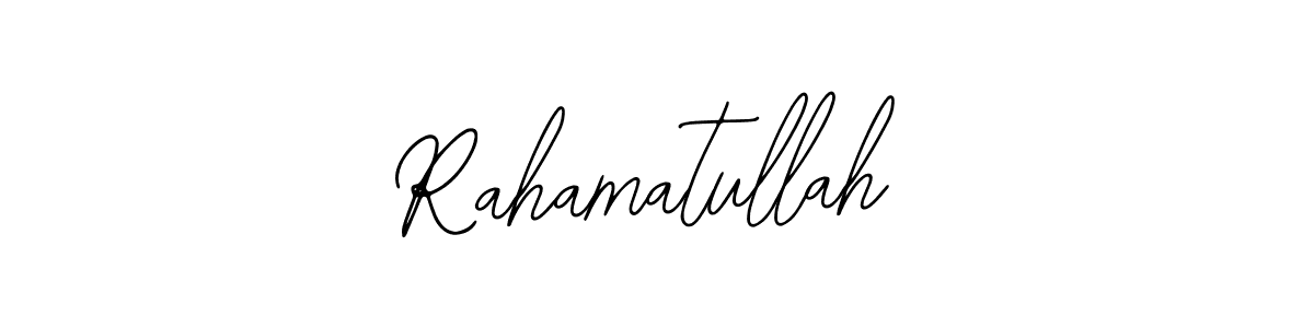 The best way (Bearetta-2O07w) to make a short signature is to pick only two or three words in your name. The name Rahamatullah include a total of six letters. For converting this name. Rahamatullah signature style 12 images and pictures png