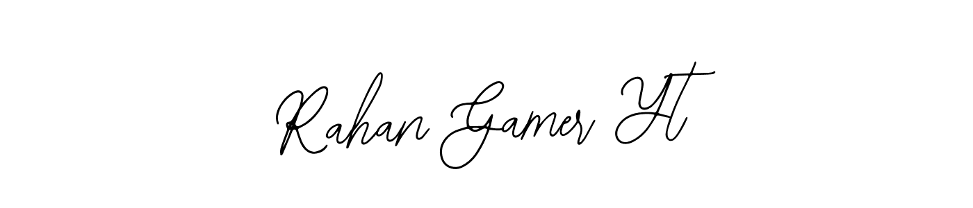 The best way (Bearetta-2O07w) to make a short signature is to pick only two or three words in your name. The name Rahan Gamer Yt include a total of six letters. For converting this name. Rahan Gamer Yt signature style 12 images and pictures png