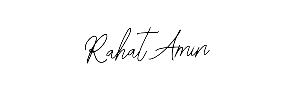 Design your own signature with our free online signature maker. With this signature software, you can create a handwritten (Bearetta-2O07w) signature for name Rahat Amin. Rahat Amin signature style 12 images and pictures png