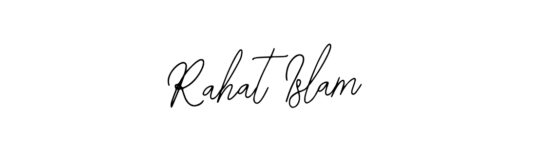 Design your own signature with our free online signature maker. With this signature software, you can create a handwritten (Bearetta-2O07w) signature for name Rahat Islam. Rahat Islam signature style 12 images and pictures png