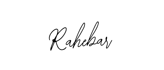 Rahebar stylish signature style. Best Handwritten Sign (Bearetta-2O07w) for my name. Handwritten Signature Collection Ideas for my name Rahebar. Rahebar signature style 12 images and pictures png