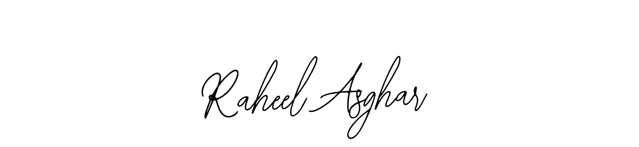 Make a beautiful signature design for name Raheel Asghar. Use this online signature maker to create a handwritten signature for free. Raheel Asghar signature style 12 images and pictures png