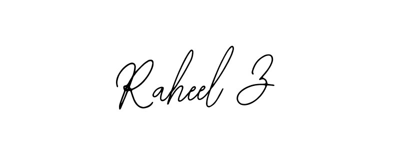 Raheel Z stylish signature style. Best Handwritten Sign (Bearetta-2O07w) for my name. Handwritten Signature Collection Ideas for my name Raheel Z. Raheel Z signature style 12 images and pictures png