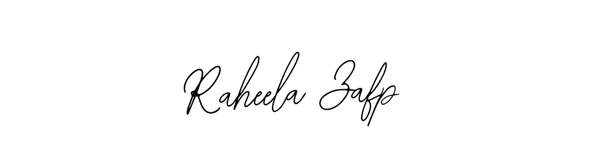 How to make Raheela Zafp name signature. Use Bearetta-2O07w style for creating short signs online. This is the latest handwritten sign. Raheela Zafp signature style 12 images and pictures png