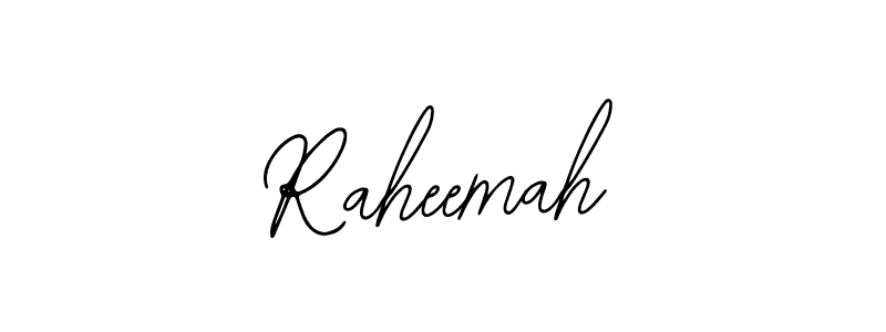 Design your own signature with our free online signature maker. With this signature software, you can create a handwritten (Bearetta-2O07w) signature for name Raheemah. Raheemah signature style 12 images and pictures png