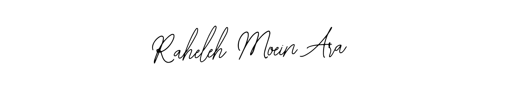 You should practise on your own different ways (Bearetta-2O07w) to write your name (Raheleh Moein Ara) in signature. don't let someone else do it for you. Raheleh Moein Ara signature style 12 images and pictures png