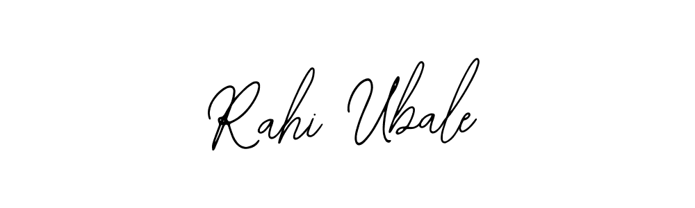 Bearetta-2O07w is a professional signature style that is perfect for those who want to add a touch of class to their signature. It is also a great choice for those who want to make their signature more unique. Get Rahi Ubale name to fancy signature for free. Rahi Ubale signature style 12 images and pictures png