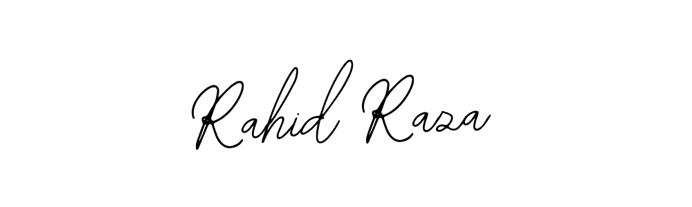 The best way (Bearetta-2O07w) to make a short signature is to pick only two or three words in your name. The name Rahid Raza include a total of six letters. For converting this name. Rahid Raza signature style 12 images and pictures png