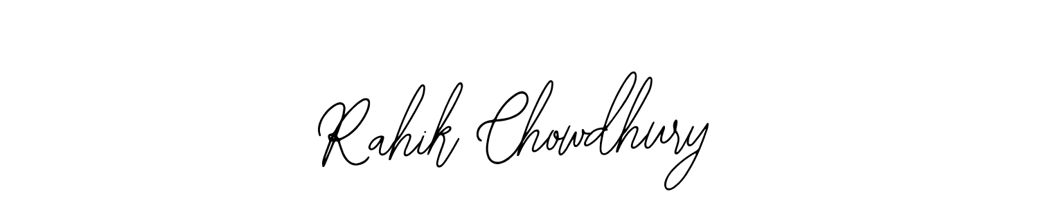 Also we have Rahik Chowdhury name is the best signature style. Create professional handwritten signature collection using Bearetta-2O07w autograph style. Rahik Chowdhury signature style 12 images and pictures png