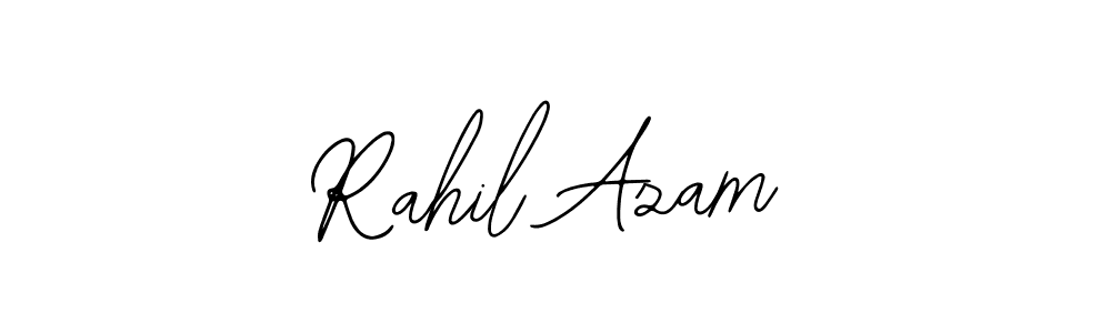 Rahil Azam stylish signature style. Best Handwritten Sign (Bearetta-2O07w) for my name. Handwritten Signature Collection Ideas for my name Rahil Azam. Rahil Azam signature style 12 images and pictures png