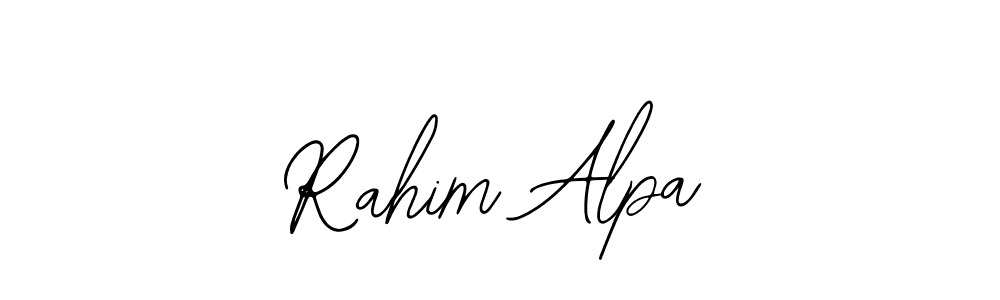 See photos of Rahim Alpa official signature by Spectra . Check more albums & portfolios. Read reviews & check more about Bearetta-2O07w font. Rahim Alpa signature style 12 images and pictures png