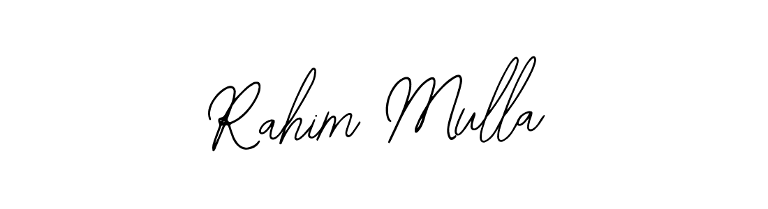 Also You can easily find your signature by using the search form. We will create Rahim Mulla name handwritten signature images for you free of cost using Bearetta-2O07w sign style. Rahim Mulla signature style 12 images and pictures png