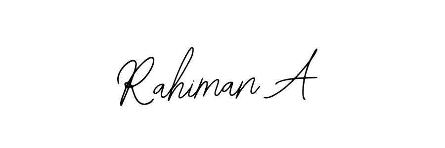 This is the best signature style for the Rahiman A name. Also you like these signature font (Bearetta-2O07w). Mix name signature. Rahiman A signature style 12 images and pictures png