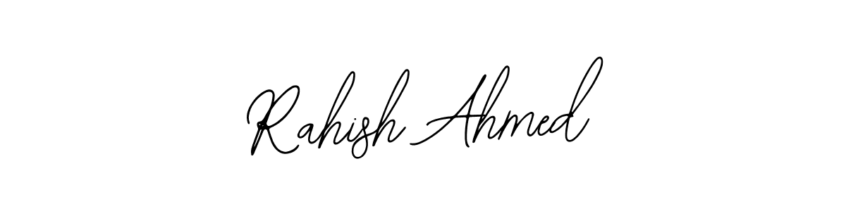 Similarly Bearetta-2O07w is the best handwritten signature design. Signature creator online .You can use it as an online autograph creator for name Rahish Ahmed. Rahish Ahmed signature style 12 images and pictures png