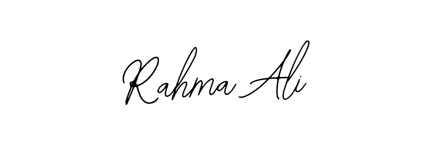 It looks lik you need a new signature style for name Rahma Ali. Design unique handwritten (Bearetta-2O07w) signature with our free signature maker in just a few clicks. Rahma Ali signature style 12 images and pictures png