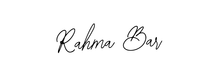 Make a beautiful signature design for name Rahma Bar. Use this online signature maker to create a handwritten signature for free. Rahma Bar signature style 12 images and pictures png