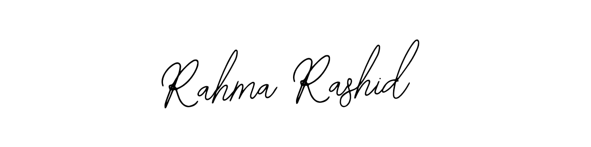 Make a short Rahma Rashid signature style. Manage your documents anywhere anytime using Bearetta-2O07w. Create and add eSignatures, submit forms, share and send files easily. Rahma Rashid signature style 12 images and pictures png