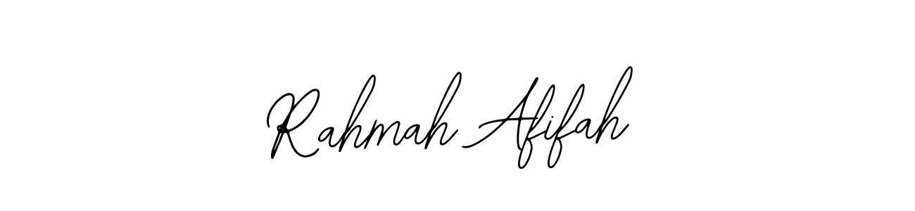 It looks lik you need a new signature style for name Rahmah Afifah. Design unique handwritten (Bearetta-2O07w) signature with our free signature maker in just a few clicks. Rahmah Afifah signature style 12 images and pictures png