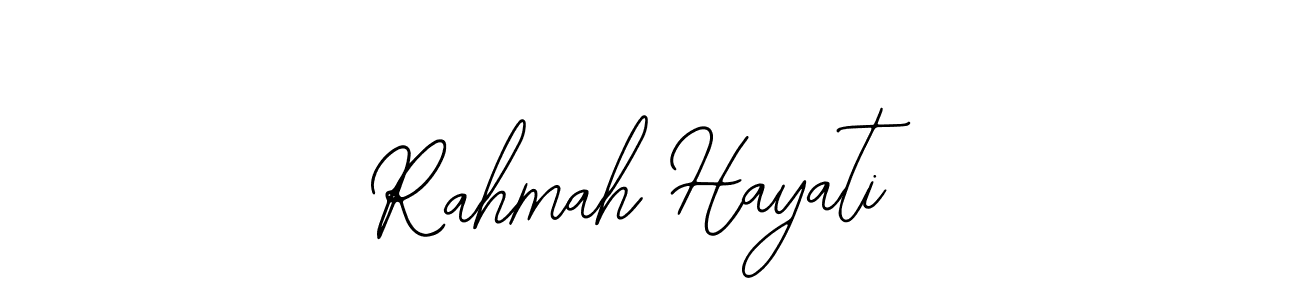 How to make Rahmah Hayati signature? Bearetta-2O07w is a professional autograph style. Create handwritten signature for Rahmah Hayati name. Rahmah Hayati signature style 12 images and pictures png