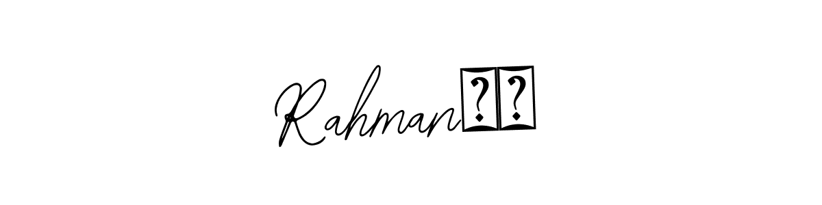 if you are searching for the best signature style for your name Rahman❤️. so please give up your signature search. here we have designed multiple signature styles  using Bearetta-2O07w. Rahman❤️ signature style 12 images and pictures png