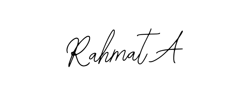 Make a beautiful signature design for name Rahmat A. With this signature (Bearetta-2O07w) style, you can create a handwritten signature for free. Rahmat A signature style 12 images and pictures png