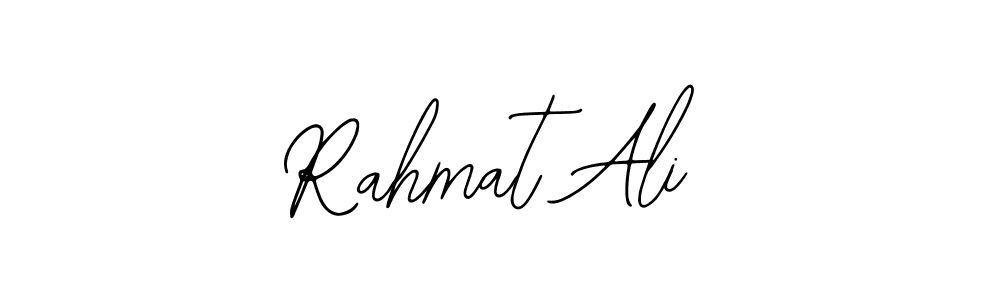 How to make Rahmat Ali name signature. Use Bearetta-2O07w style for creating short signs online. This is the latest handwritten sign. Rahmat Ali signature style 12 images and pictures png