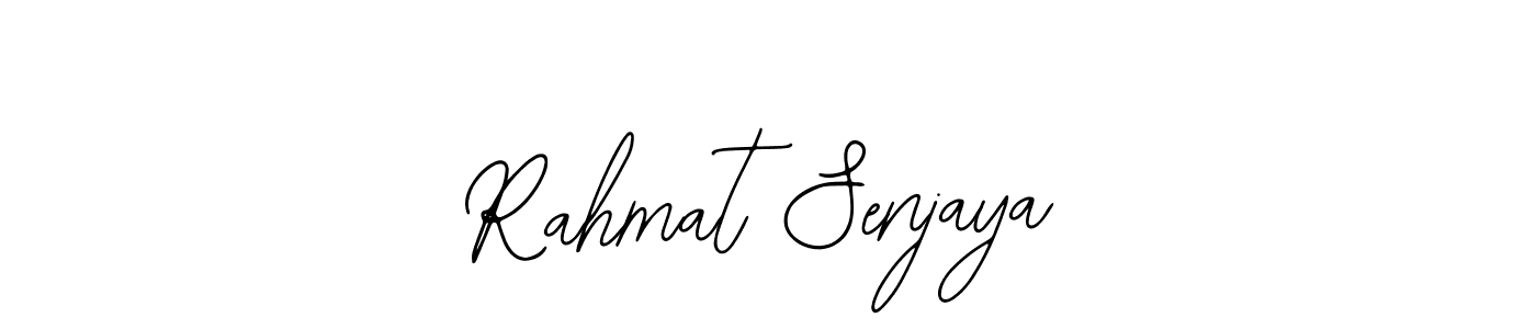 Similarly Bearetta-2O07w is the best handwritten signature design. Signature creator online .You can use it as an online autograph creator for name Rahmat Senjaya. Rahmat Senjaya signature style 12 images and pictures png