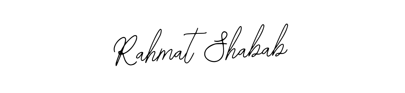 You can use this online signature creator to create a handwritten signature for the name Rahmat Shabab. This is the best online autograph maker. Rahmat Shabab signature style 12 images and pictures png