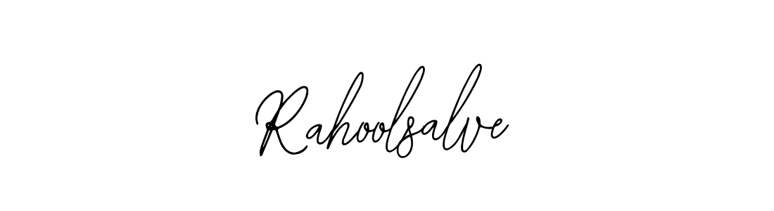 Use a signature maker to create a handwritten signature online. With this signature software, you can design (Bearetta-2O07w) your own signature for name Rahoolsalve. Rahoolsalve signature style 12 images and pictures png