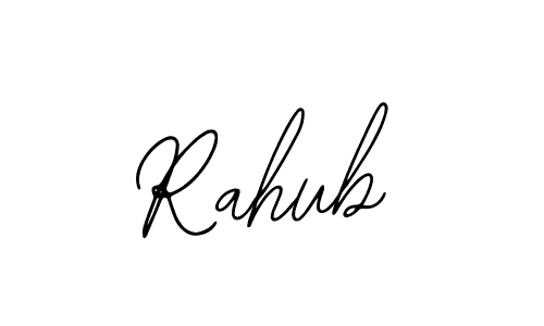 How to make Rahub signature? Bearetta-2O07w is a professional autograph style. Create handwritten signature for Rahub name. Rahub signature style 12 images and pictures png