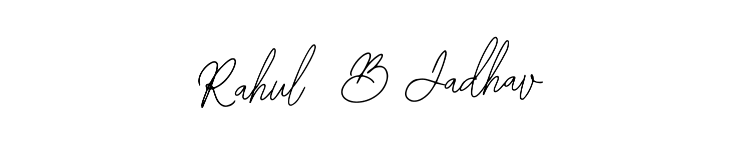 You should practise on your own different ways (Bearetta-2O07w) to write your name (Rahul  B Jadhav) in signature. don't let someone else do it for you. Rahul  B Jadhav signature style 12 images and pictures png