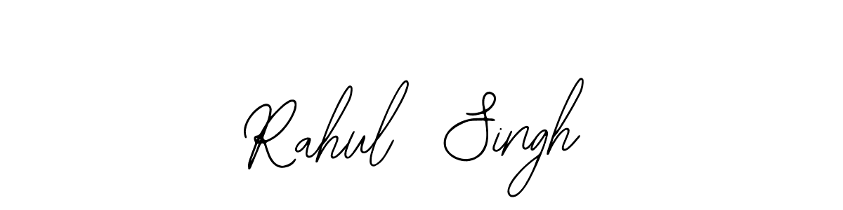 You should practise on your own different ways (Bearetta-2O07w) to write your name (Rahul  Singh) in signature. don't let someone else do it for you. Rahul  Singh signature style 12 images and pictures png