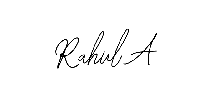 Make a beautiful signature design for name Rahul A. Use this online signature maker to create a handwritten signature for free. Rahul A signature style 12 images and pictures png