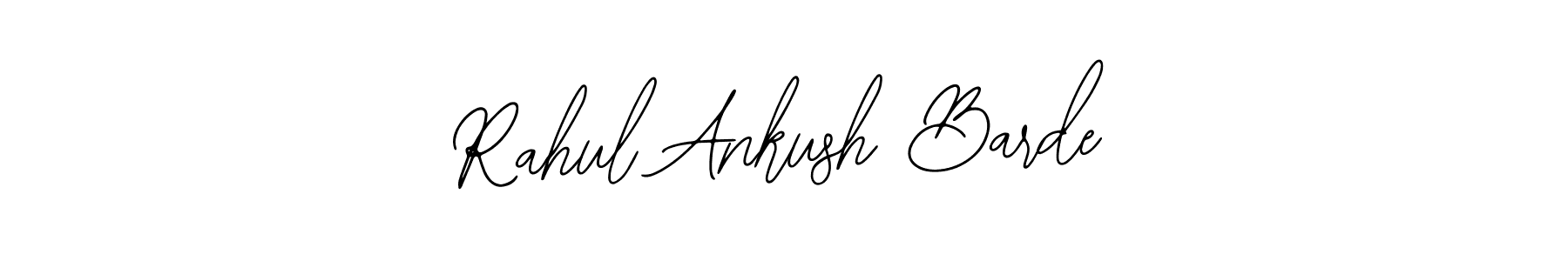 Use a signature maker to create a handwritten signature online. With this signature software, you can design (Bearetta-2O07w) your own signature for name Rahul Ankush Barde. Rahul Ankush Barde signature style 12 images and pictures png