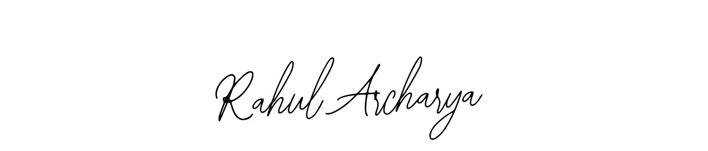 It looks lik you need a new signature style for name Rahul Archarya. Design unique handwritten (Bearetta-2O07w) signature with our free signature maker in just a few clicks. Rahul Archarya signature style 12 images and pictures png