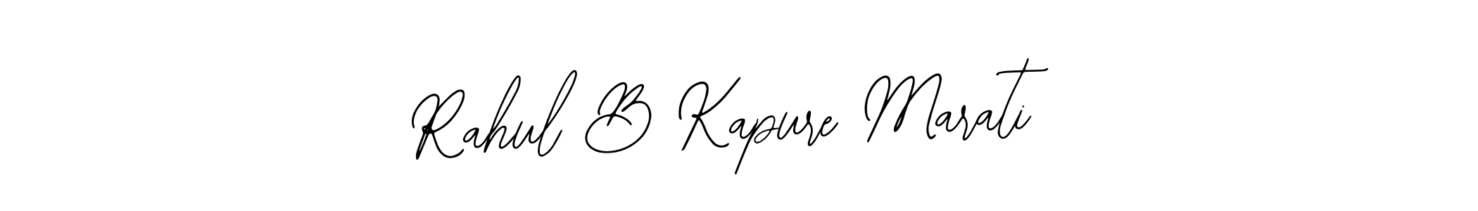 Design your own signature with our free online signature maker. With this signature software, you can create a handwritten (Bearetta-2O07w) signature for name Rahul B Kapure Marati. Rahul B Kapure Marati signature style 12 images and pictures png