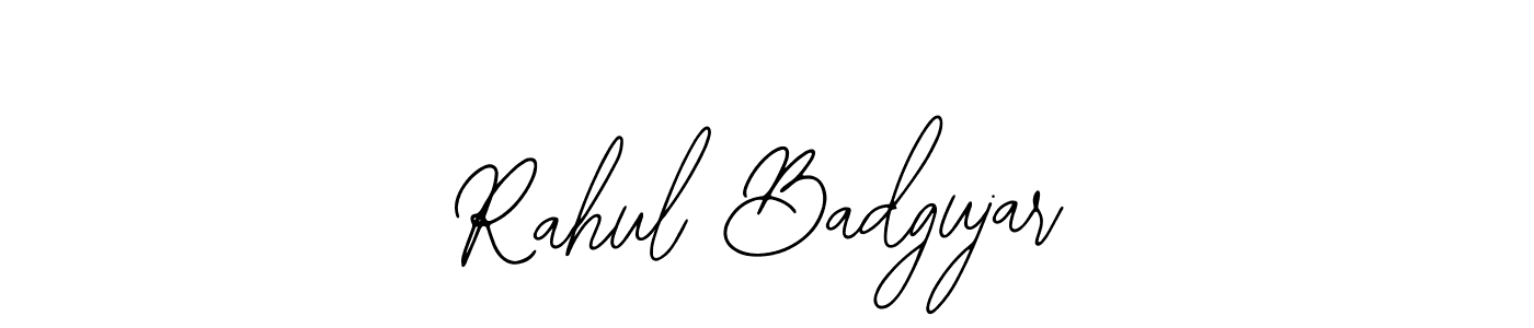 Also You can easily find your signature by using the search form. We will create Rahul Badgujar name handwritten signature images for you free of cost using Bearetta-2O07w sign style. Rahul Badgujar signature style 12 images and pictures png