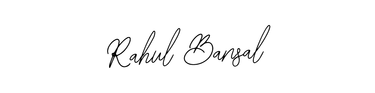 Also You can easily find your signature by using the search form. We will create Rahul Bansal name handwritten signature images for you free of cost using Bearetta-2O07w sign style. Rahul Bansal signature style 12 images and pictures png