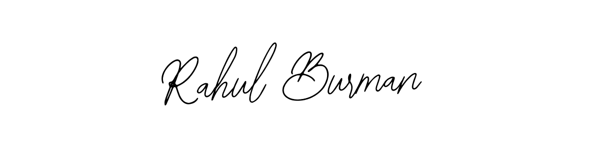How to make Rahul Burman name signature. Use Bearetta-2O07w style for creating short signs online. This is the latest handwritten sign. Rahul Burman signature style 12 images and pictures png